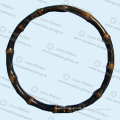Round Bamboo Handle Black Color